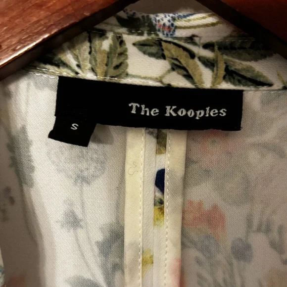 The Kooples Botanic On Crepe Blazer Size S - Picture 3 of 8